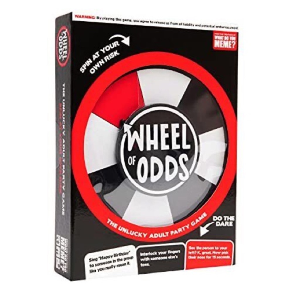 Wheel of Odds- The unlucky adult party game.